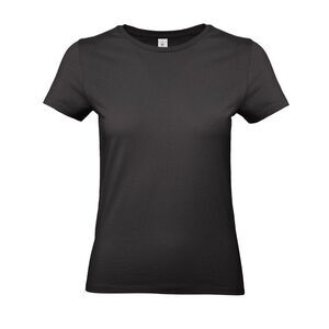 B&C Womens/Ladies E190 T-Shirt / Black